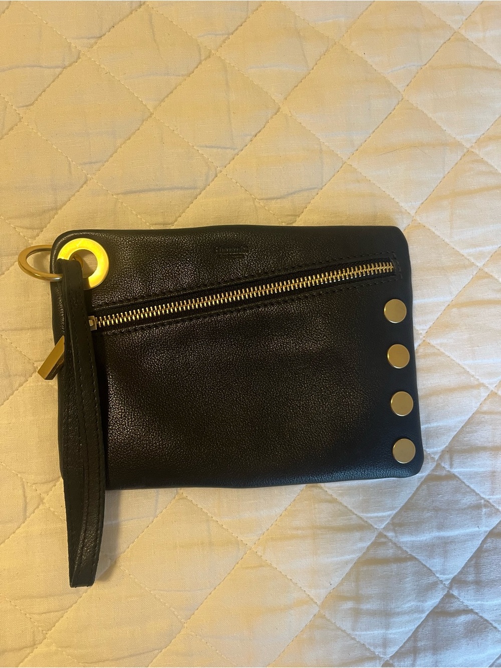 Hammitt Black Crossbody Bag with Gold Studs - Picture 5 of 8